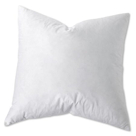 SUNFLOWER Sunflower FDP-24SQ White Duck Down Pillow - 24 x 24 in. -Pack of 2 FDP-24SQ